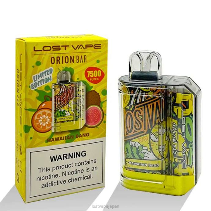 Lost Vape Customer Service - Lost Vape Orion 使い捨てバー | 7500パフ | 18ml | 50mg ハワイアンバング 44X897