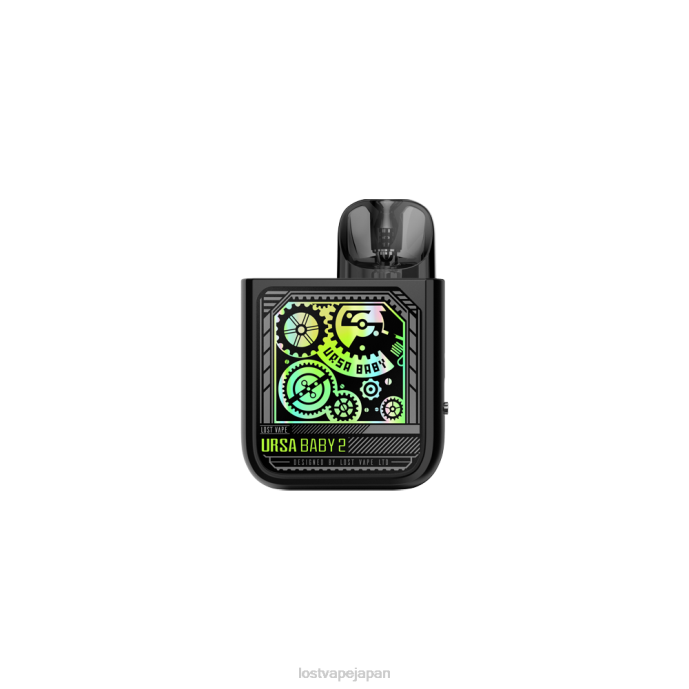 Lost Vape Disposable - Lost Vape URSA Baby 2キット |ポッドシステム ポップブラック/タイムギア 44X8354