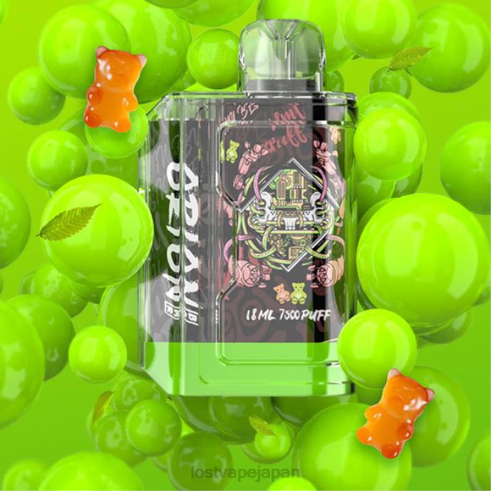 Lost Vape Flavors - Lost Vape Orion 使い捨てバー | 7500パフ | 18ml | 50mg くまグミ 44X879