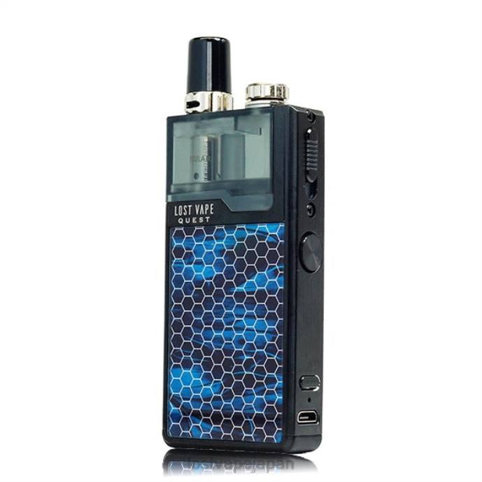 Lost Vape Flavors - Lost Vape Quest orion q ポッド デバイス フルキット ブラック/オーシャン 44X8469