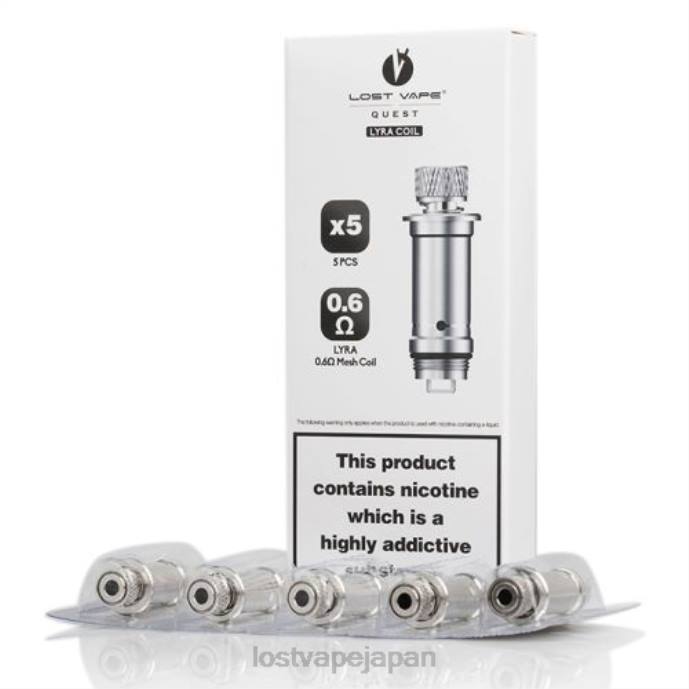 Lost Vape Japan - Lost Vape Lyra 交換用コイル（5個パック） メッシュコイル 0.6Ω 44X8391