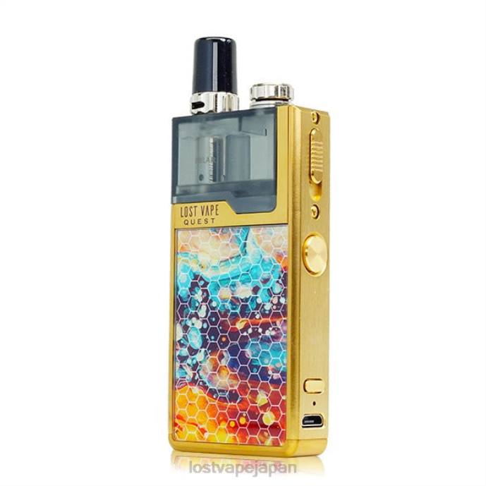 Lost Vape Japan - Lost Vape Quest orion q ポッド デバイス フルキット ゴールド/眩しい 44X8471