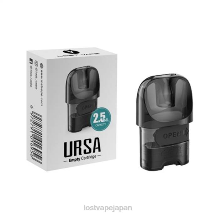 Lost Vape Near Me Japan - Lost Vape URSA 交換用ポッド ブラック (2ml 空ポッドカートリッジ) 44X8215