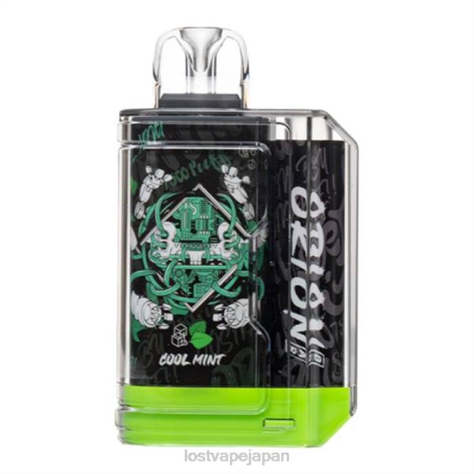 Lost Vape Review Japan - Lost Vape Orion 使い捨てバー | 7500パフ | 18ml | 50mg クールミント 44X853
