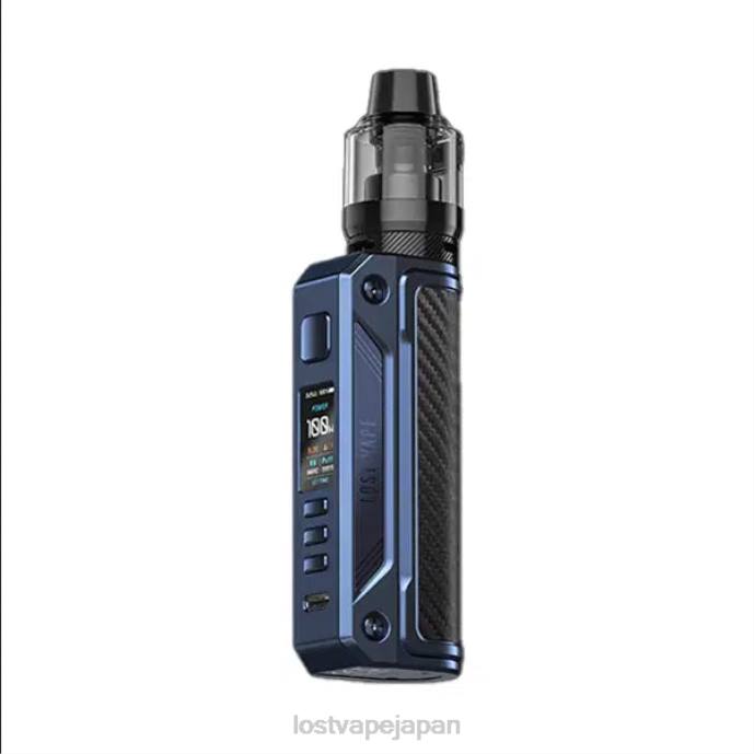 Lost Vape Review Japan - Lost Vape Thelema ソロ100ワットキット シエラブルー/カーボンファイバー 44X8173
