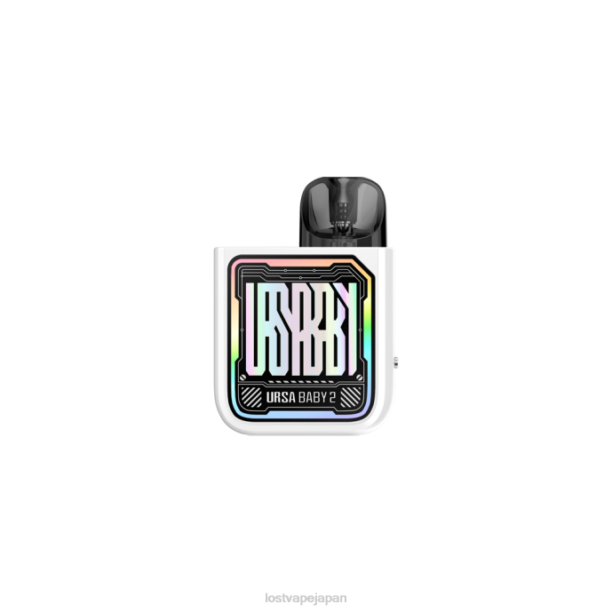 Lost Vape Tokyo - Lost Vape URSA Baby 2キット |ポッドシステム テックホワイト/ファンシーメイズ 44X8352