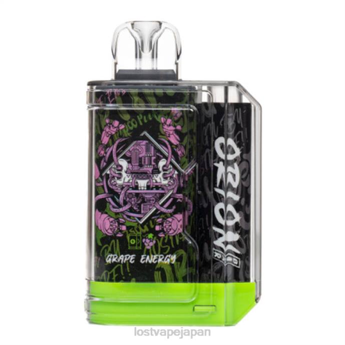 Lost Vape Wholesale - Lost Vape Orion 使い捨てバー | 7500パフ | 18ml | 50mg ブドウのエネルギー 44X860