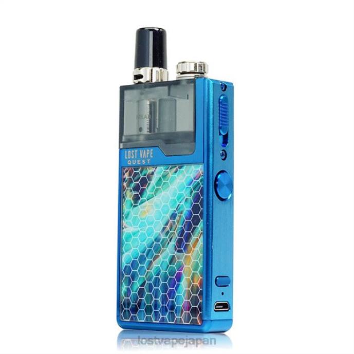 Lost Vape Wholesale - Lost Vape Quest orion q ポッド デバイス フルキット ブルー/オーロラ 44X8470