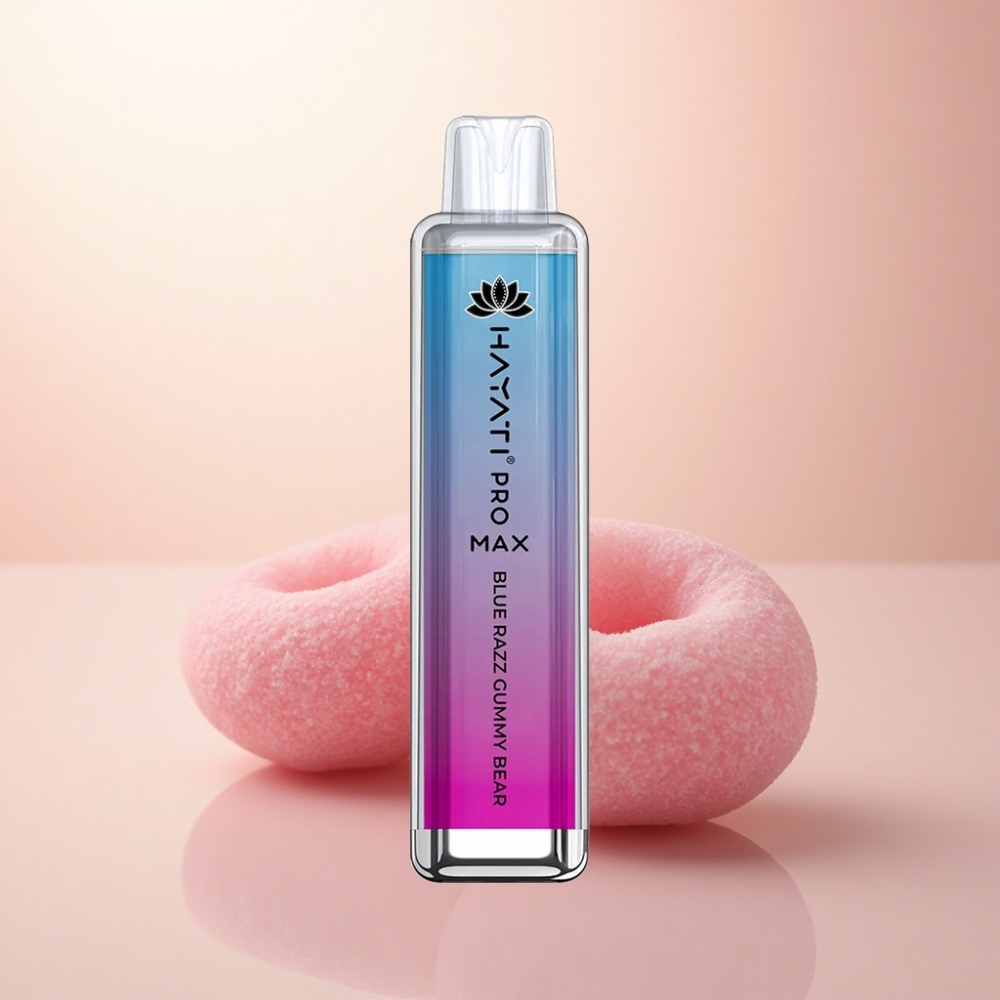 Hayati Pro Max 4000 Puffs ブルーラズグミーベア 1400mAh 2%ニコチン