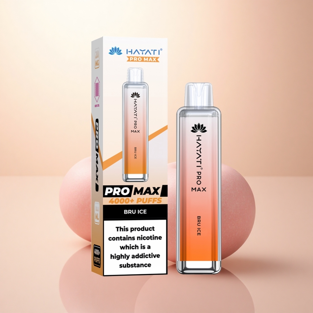 Hayati Pro Max 4000 Puffs ブリュアイス 1400mAh 2ml