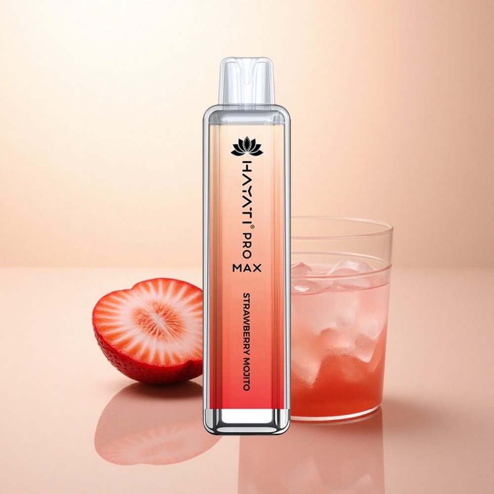 Hayati Pro Max 4000 Puffs イチゴモヒート 1400mAh 2ml