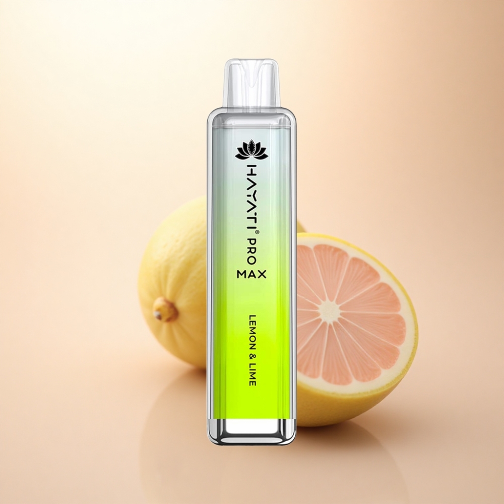 Hayati Pro Max 4000 Puffs レモン＆ライム 1400mAh 2ml