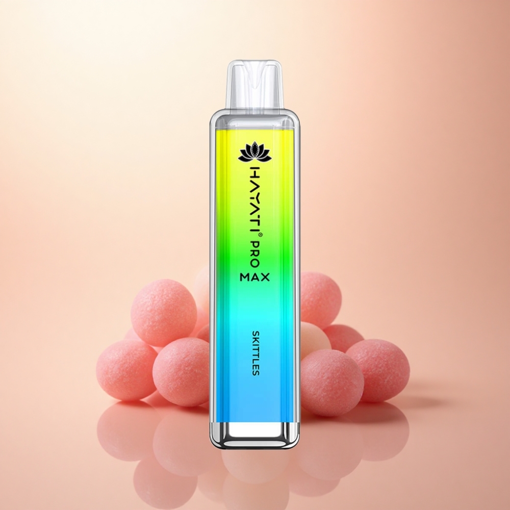 Hayati Pro Max 4000 Puffs スキットルズ 1400mAh デュアルメッシュコイル