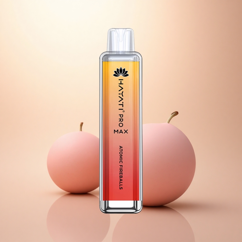 Hayati Pro Max 4000 Puffs 原子火玉リチャージ可能1400mAh水晶