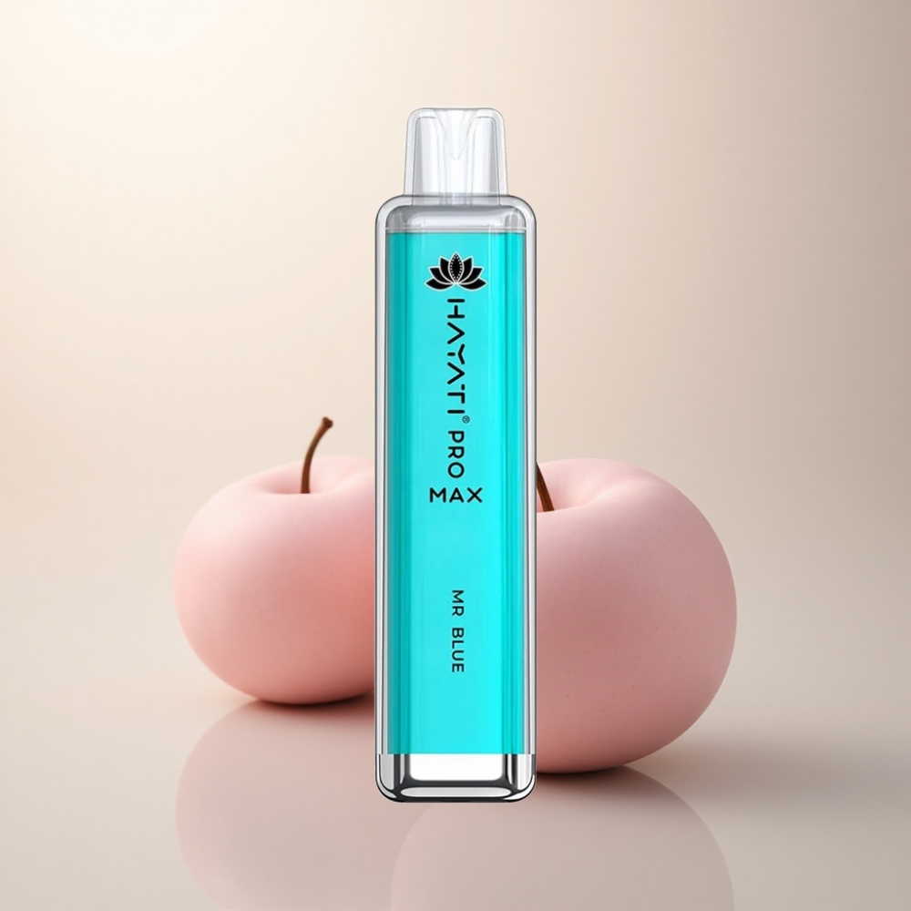 Hayati Pro Max 4000 Puffs 青いデュアル1.1オームメッシュコイル1400mAh