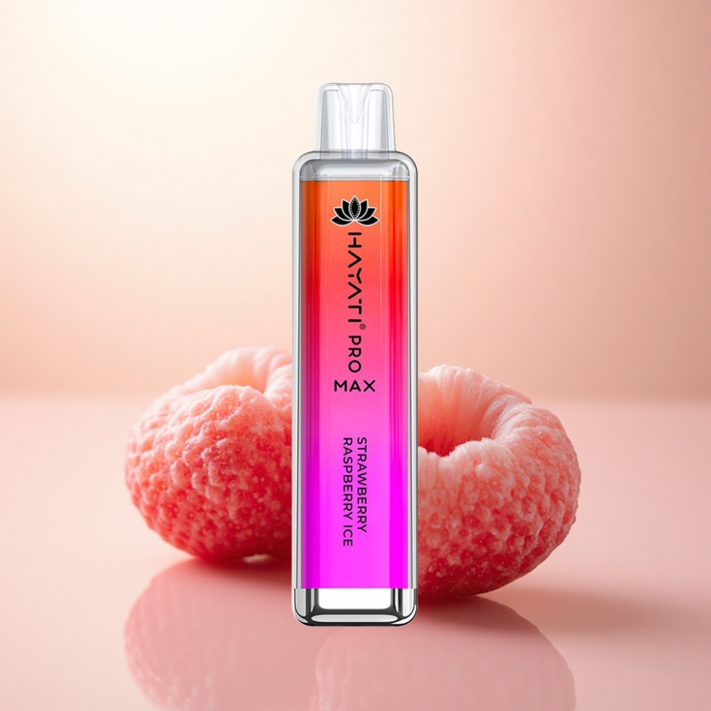 Hayati Pro Max 4000 Puffs ストロベリーレズベリーアイス 2% ニコチン 1400mAh