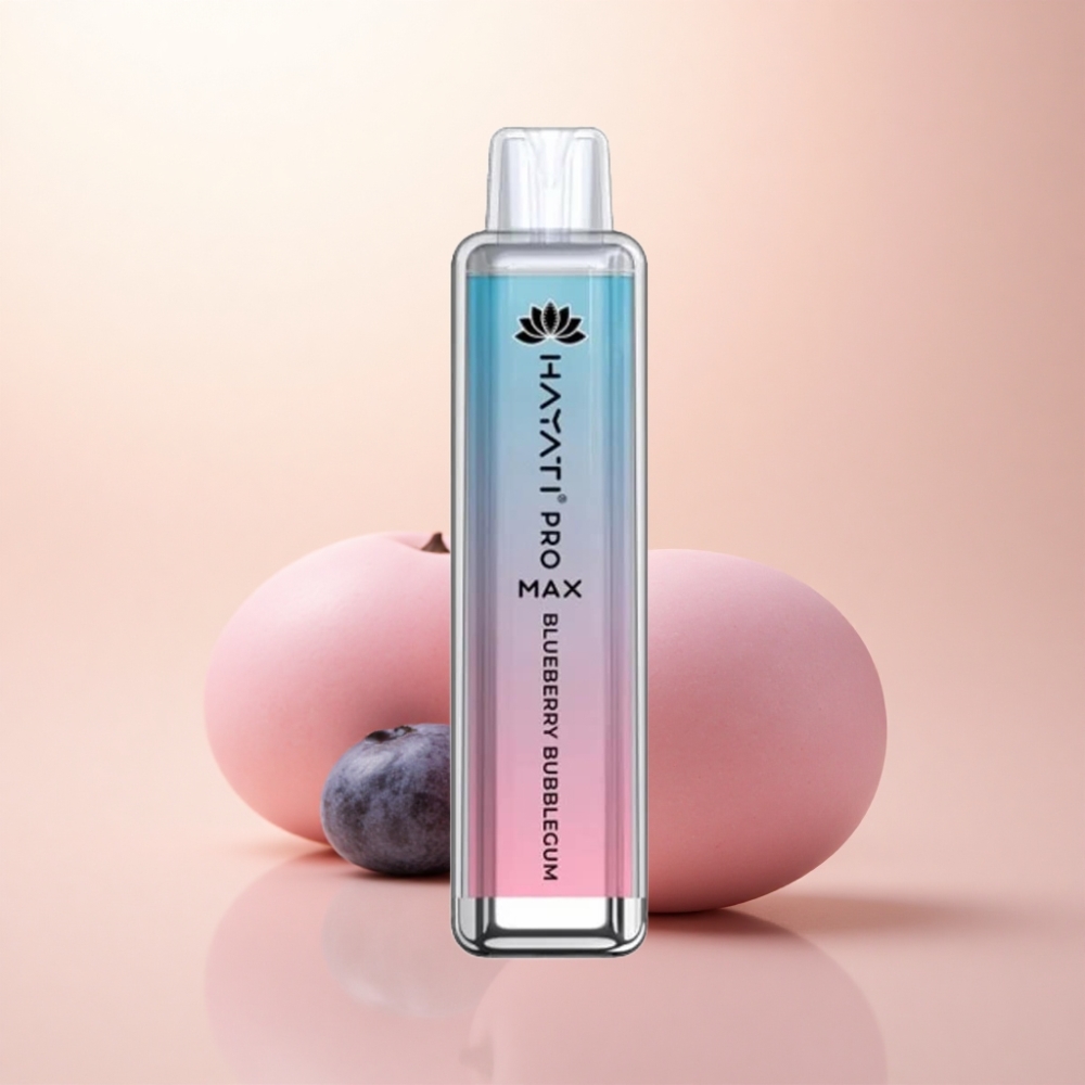 Hayati Pro Max 4000 Puffs ブルーベリーバブルガム 2%ニコチン 1400mAh