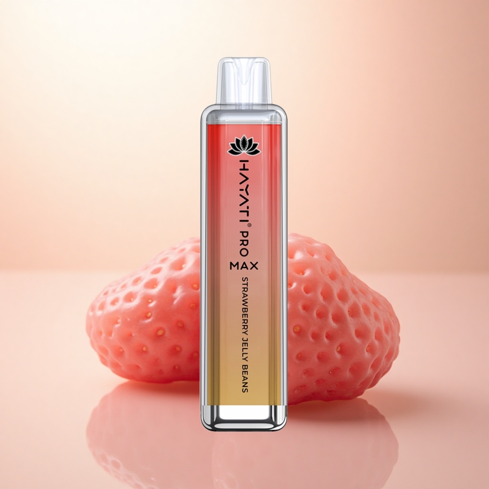 Hayati Pro Max 4000 Puffs 苺ゼリービーンズ 2%ニコチン 1400mAh