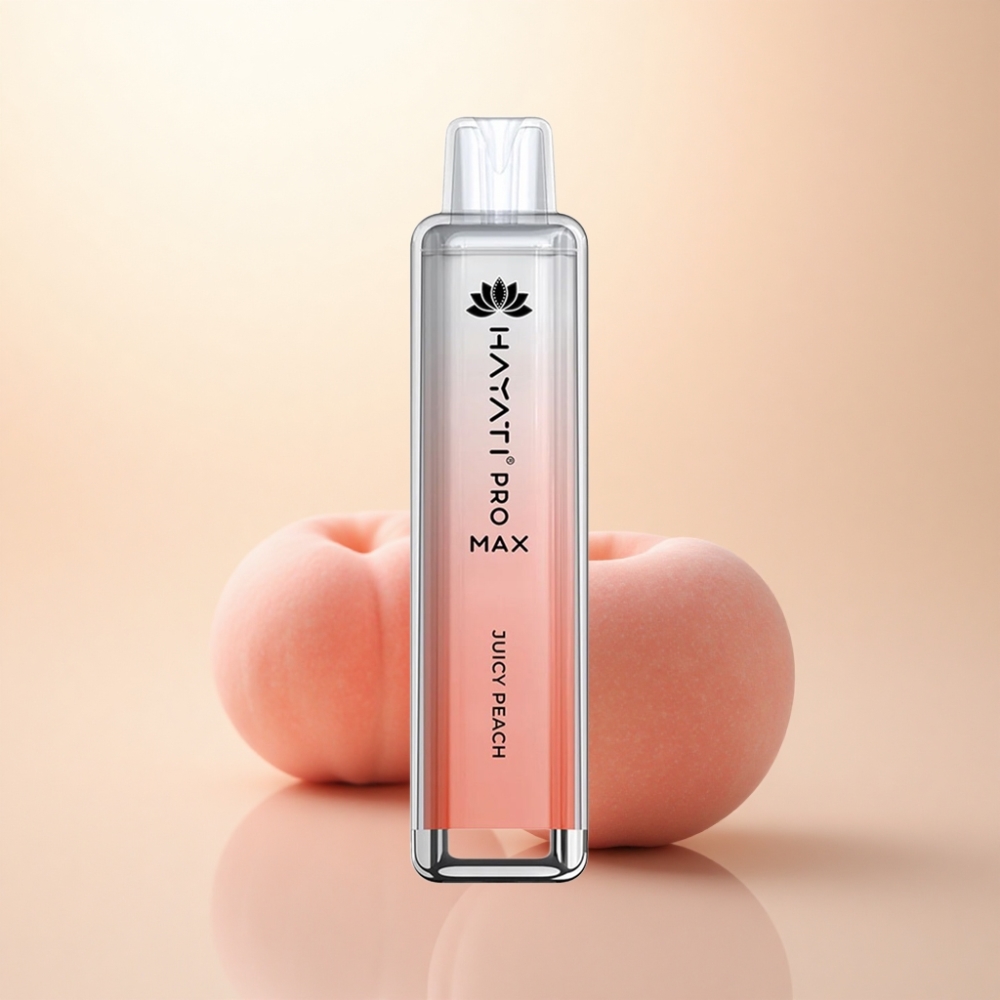 Hayati Pro Max 4000 Puffs ジューシーピーチ 2%ニコチン 1400mAh