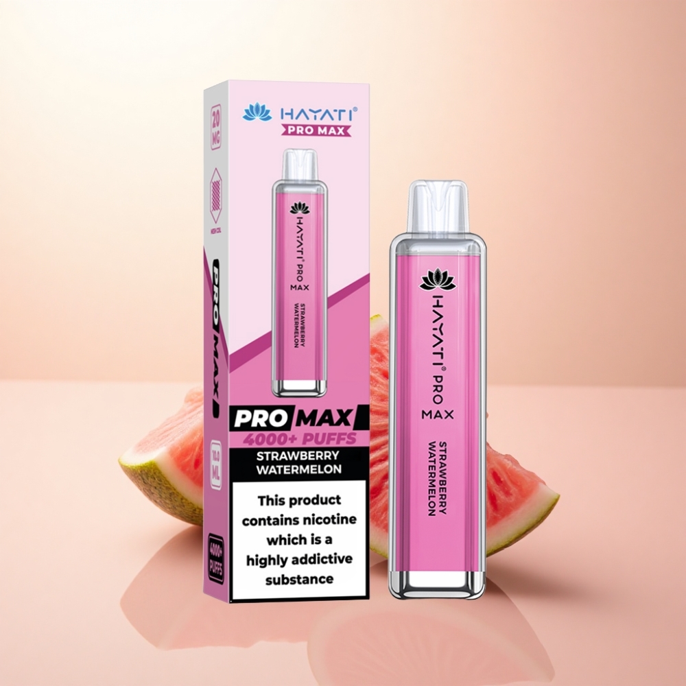Hayati Pro Max 4000 Puffs 苺スイカ 2%ニコチン 1400mAh