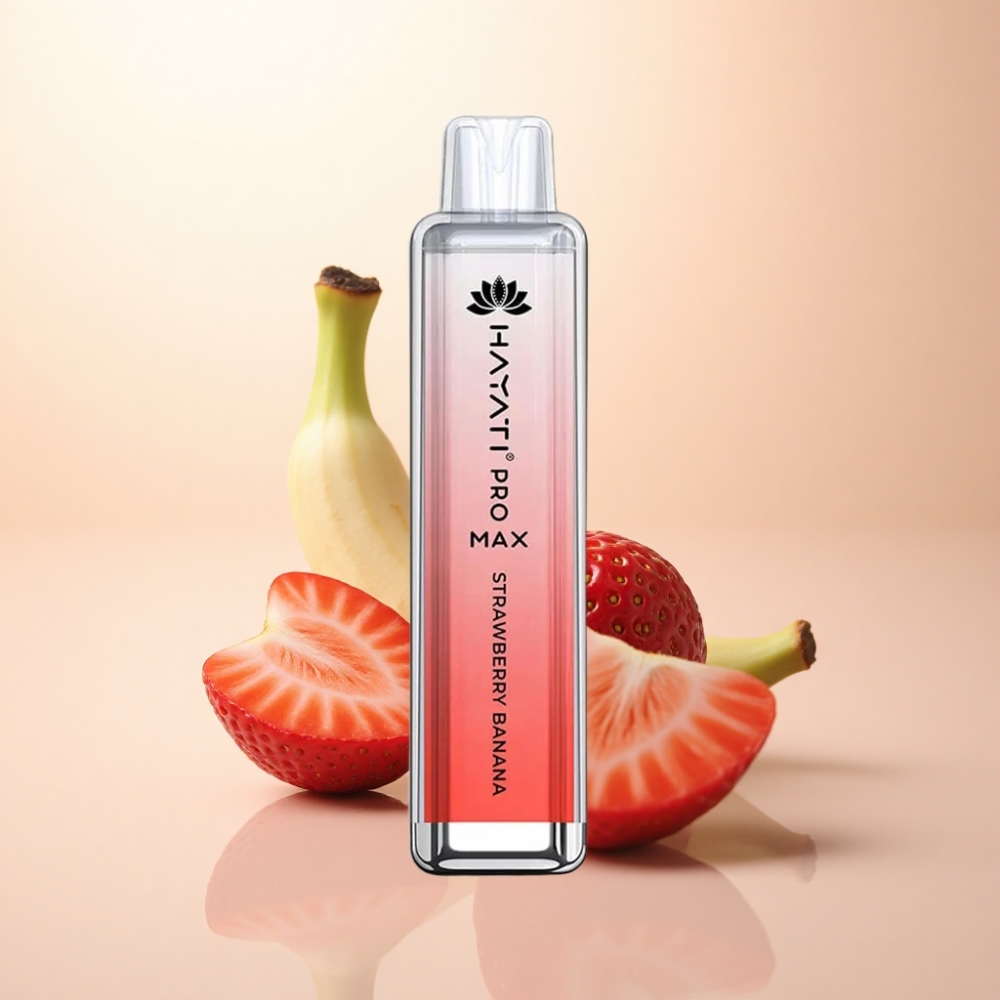 Hayati Pro Max 4000 Puffs いちごバナナ 2%ニコチン 1400mAh