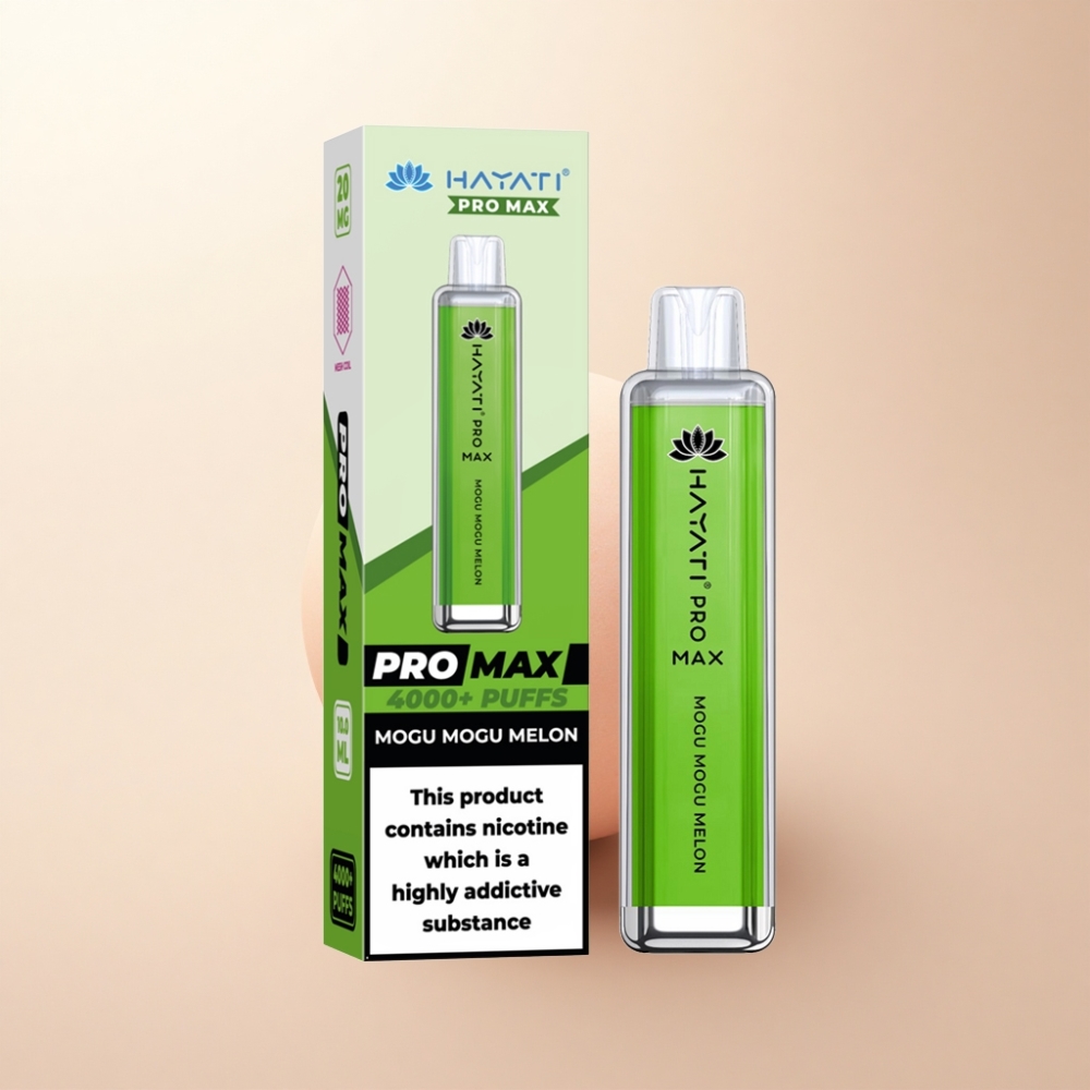 Hayati Pro Max 4000 Puffs もぐもぐメロン 2% ニコチン 1400mAh