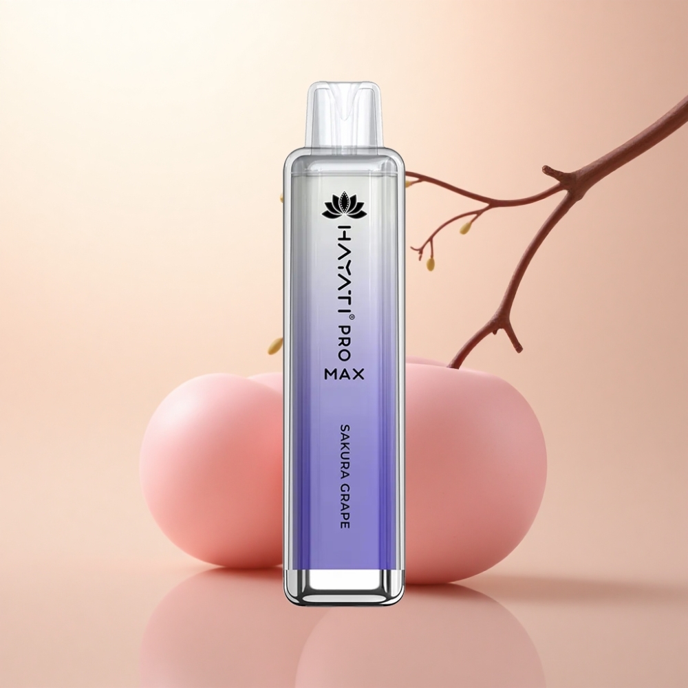 Hayati Pro Max 4000 Puffs 桜グレープ 5%ニコチン 1400mAh
