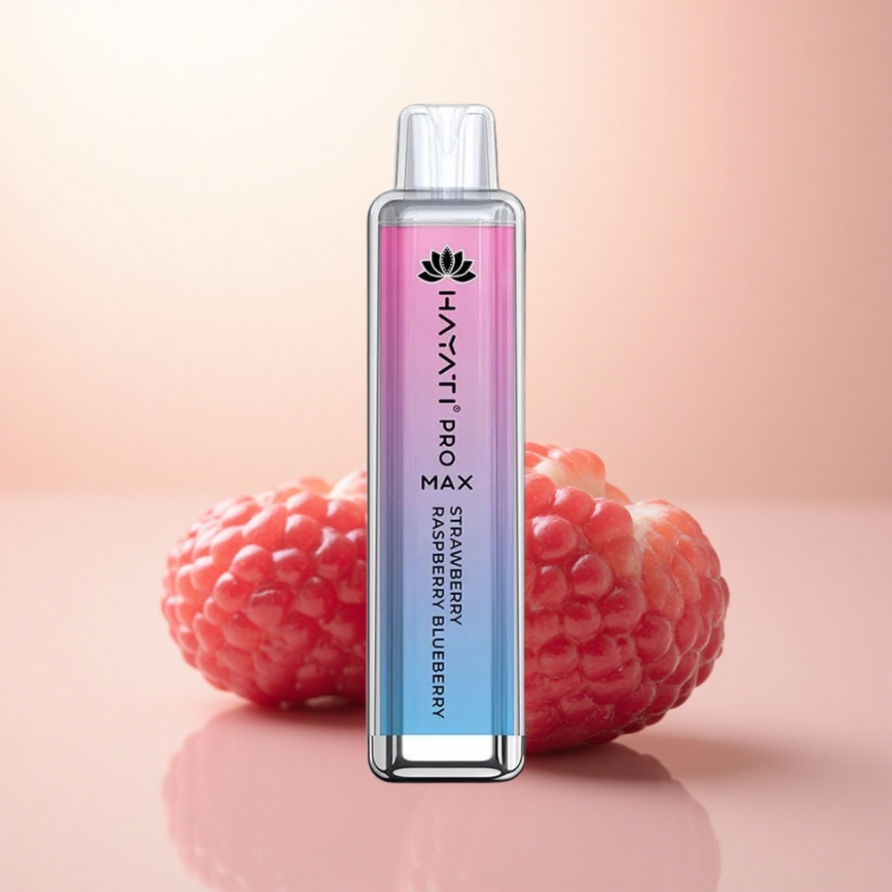 Hayati Pro Max 4000 Puffs ストロベリーレッドブルーベリー5％ニコチン1400mAh