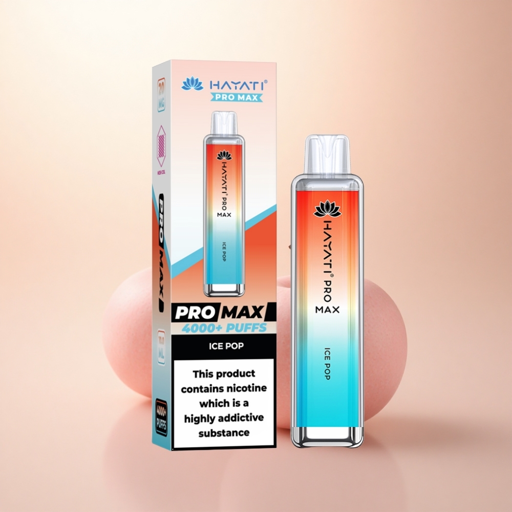 Hayati Pro Max 4000 Puffs アイスポップ 5%ニコチン 1400mAh