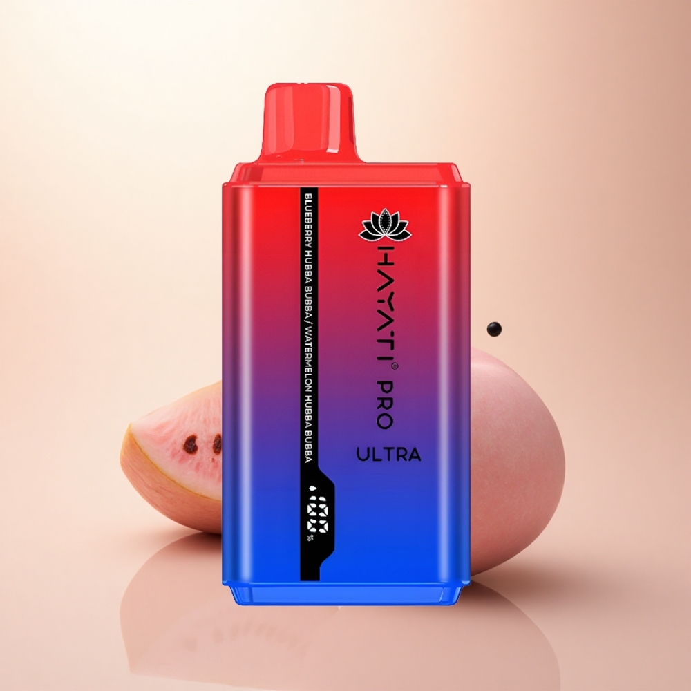 Hayati Pro Ultra 15000 Puffs ブルーベリーハバババ ウォーターメロンハバババ 2 12ml 2%ニコチン