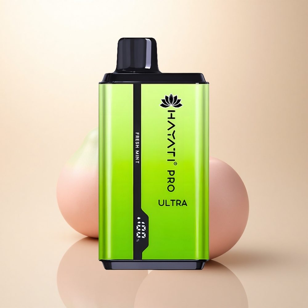 Hayati Pro Ultra 15000 Puffs フレッシュミント 2%ニコチン 850mAh