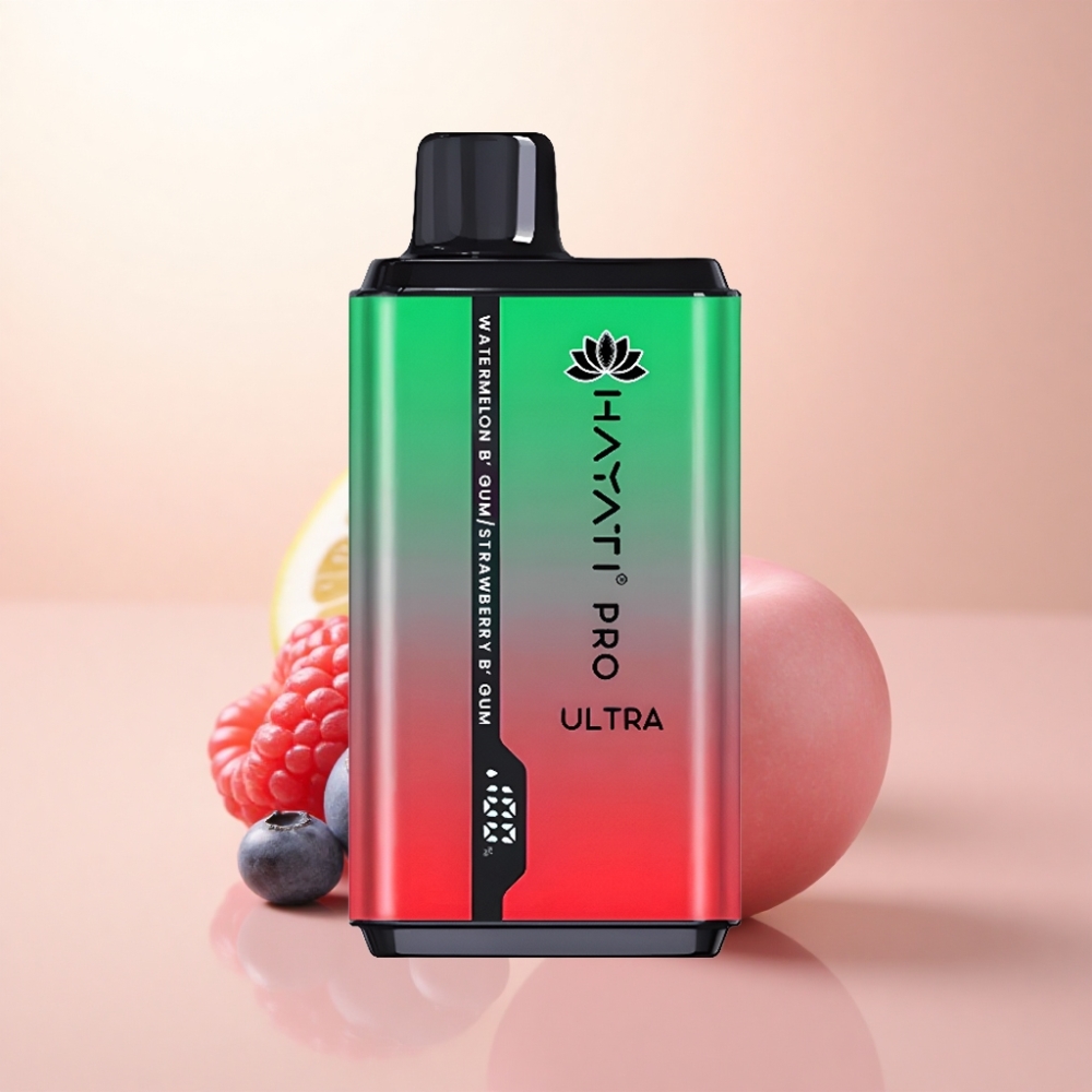 Hayati Pro Ultra 15000 Puffs ブルーベリーラズベリーチェリーレモン＆ブルーベリー 2%ニコチン 850mAh