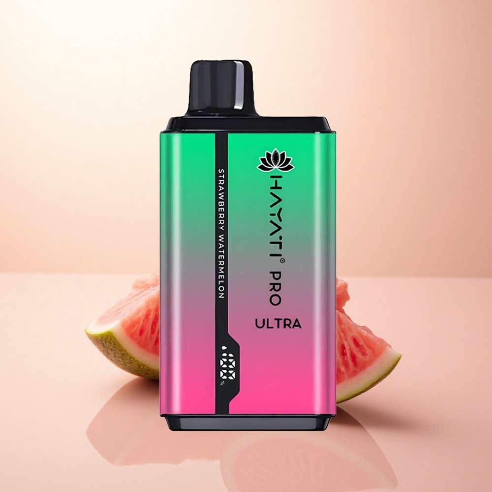 Hayati Pro Ultra 15000 Puffs いちごすいか 2%ニコチン 850mAh