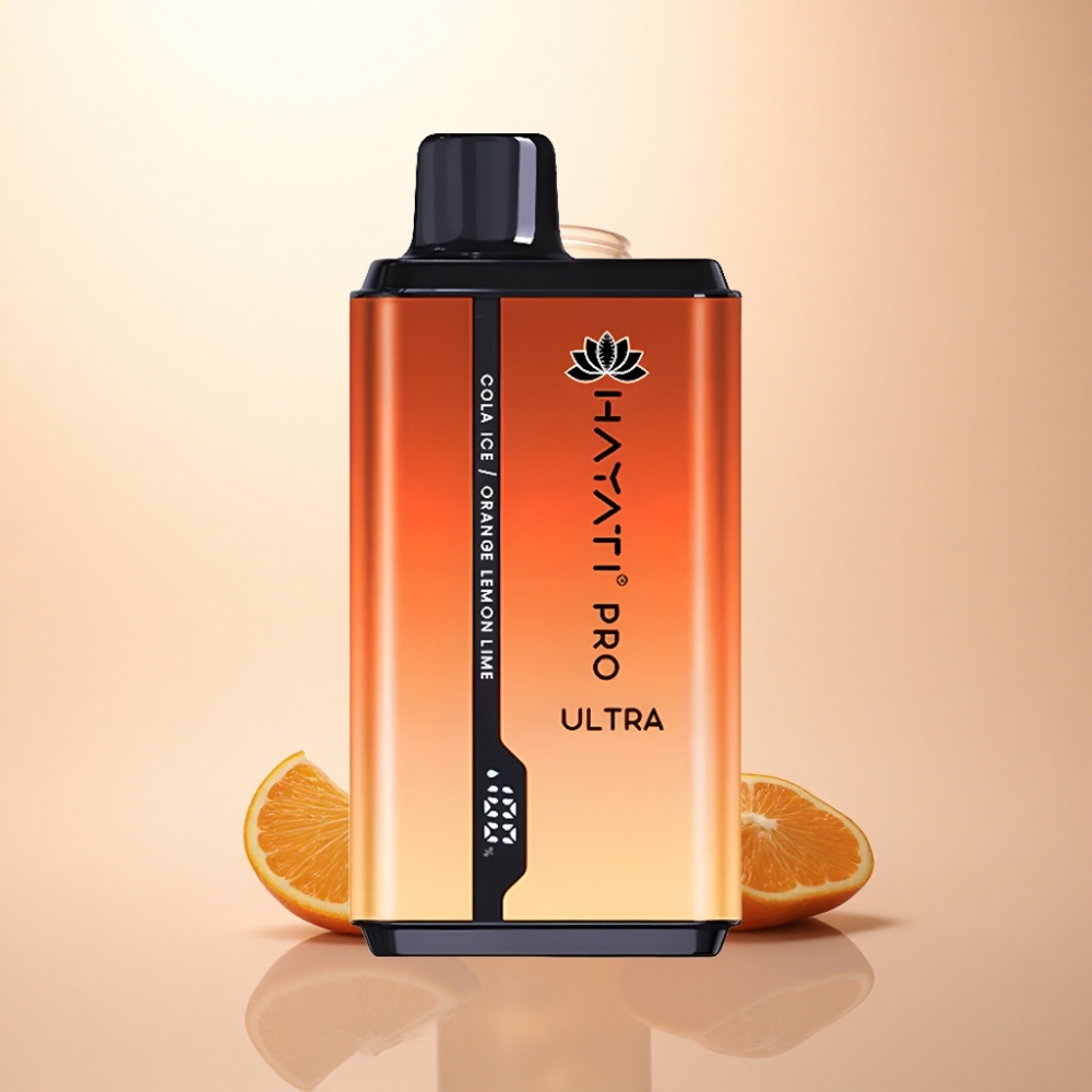 Hayati Pro Ultra 15000 Puffs コーラアイスオレンジレモンライム 2%ニコチン 850mAh