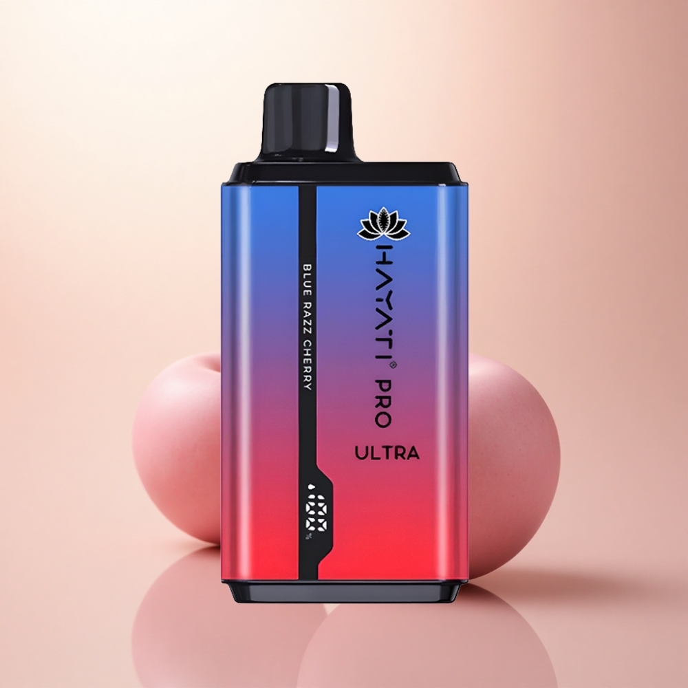 Hayati Pro Ultra 15000 Puffs ブルーラズチェリー 850mAh 12ml