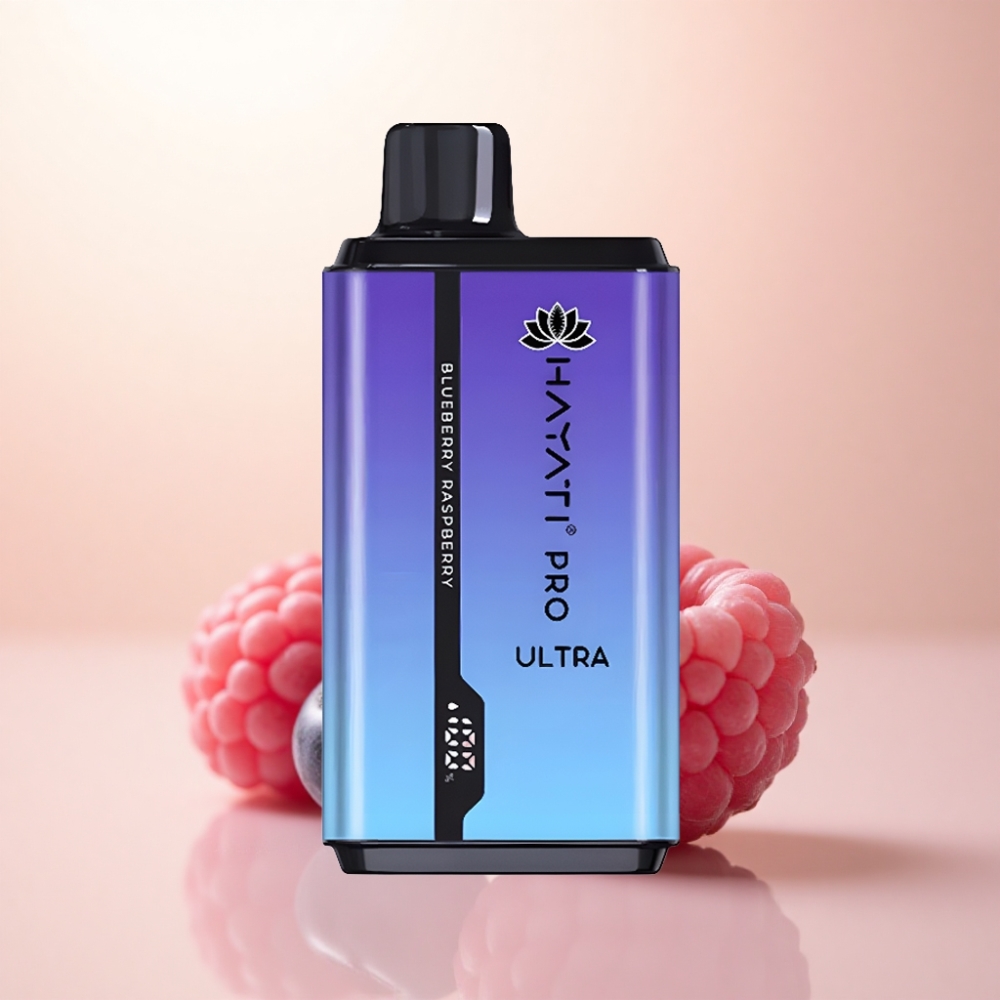 Hayati Pro Ultra 15000 Puffs ブルーベリーレーズベリー 850mAh 2%ニコチン
