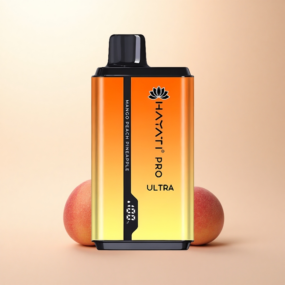Hayati Pro Ultra 15000 Puffs マンゴーピーチパイナップル 850mAh 2%ニコチン