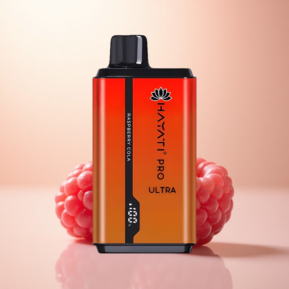 Hayati Pro Ultra 15000 Puffs ラズベリーコーラ 850mAh 2%ニコチン