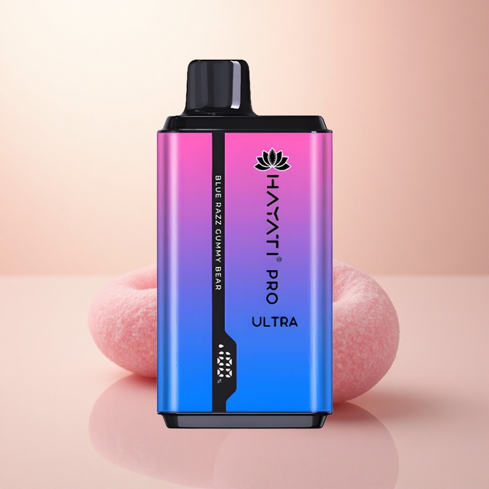 Hayati Pro Ultra 15000 Puffs ブルーラズグミーベア 850mAh 2%ニコチン