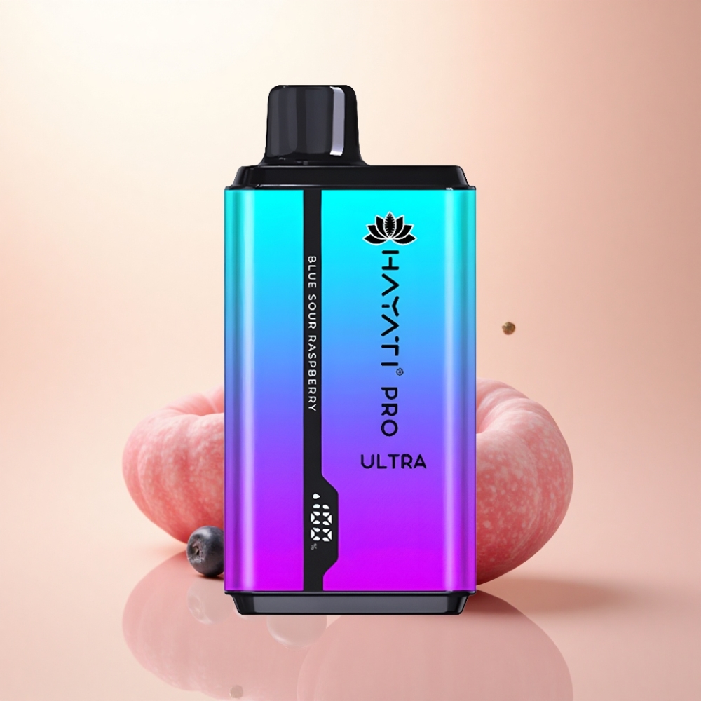 Hayati Pro Ultra 15000 Puffs ブルーベリーラズベリーメンソール 850mAh 2%ニコチン