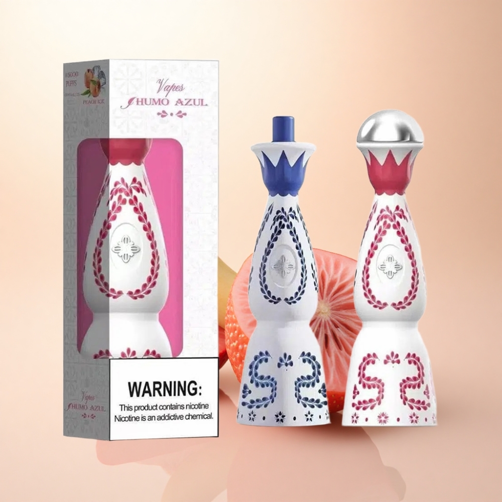 Humo Azul 15000 Puffs イチゴバナナドラゴンフルーツ5%ニコチン500mAh