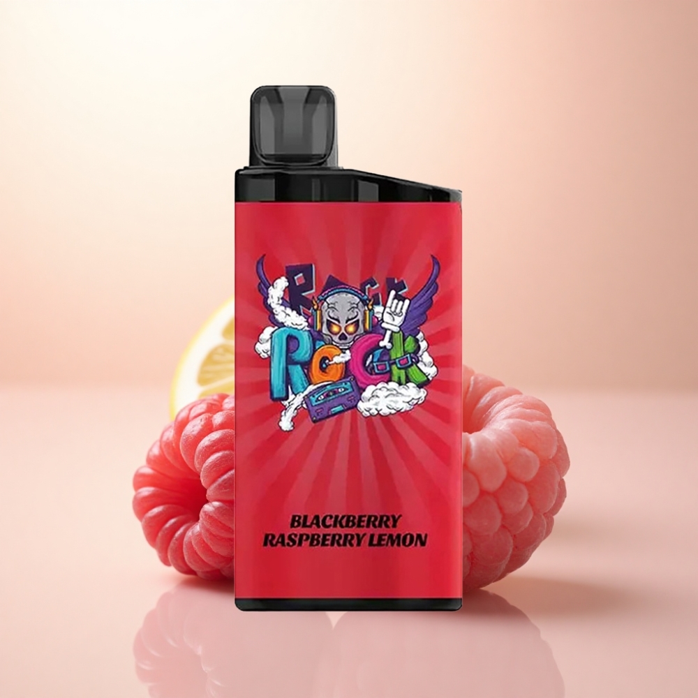 IGET Bar 3500 Puffs ブラックベリーレモンラズベリー 1400mAh 1.2オームメッシュコイル