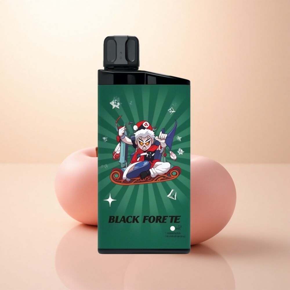 IGET Bar 3500 Puffs 黒い森 1400mAh 1.2Ωメッシュコイル