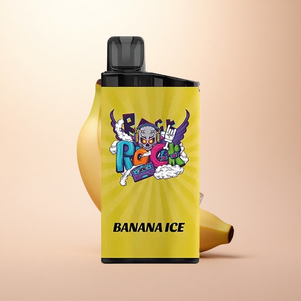 IGET Bar 3500 Puffs バナナアイス 1400mAh 1.2オームメッシュコイル