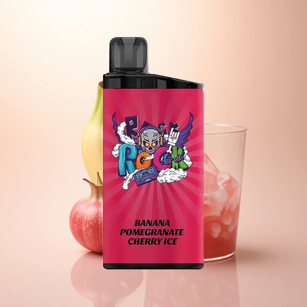 IGET Bar 3500 Puffs バナナザクロチェリーアイス 1400mAh 1.2オームメッシュコイル