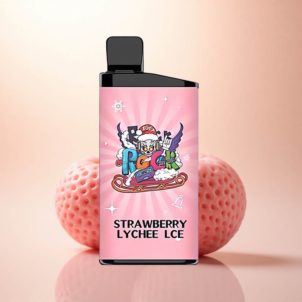 IGET Bar 3500 Puffs 苺ライチアイス 1.2オームメッシュコイル 1400mAh