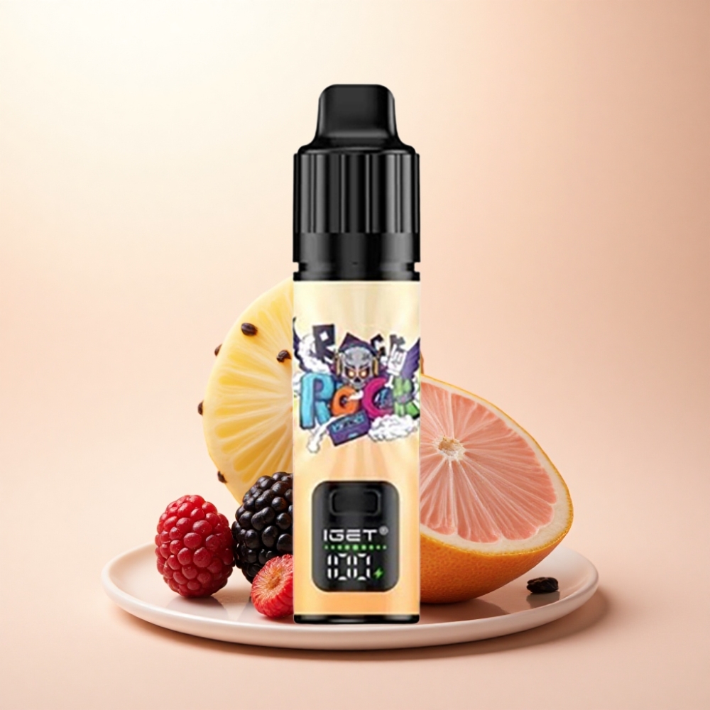 IGET BAR PLUS S3 POD 10000 Puffs ブラックベリーパイナップルオレンジ 5%ニコチン 950mAh