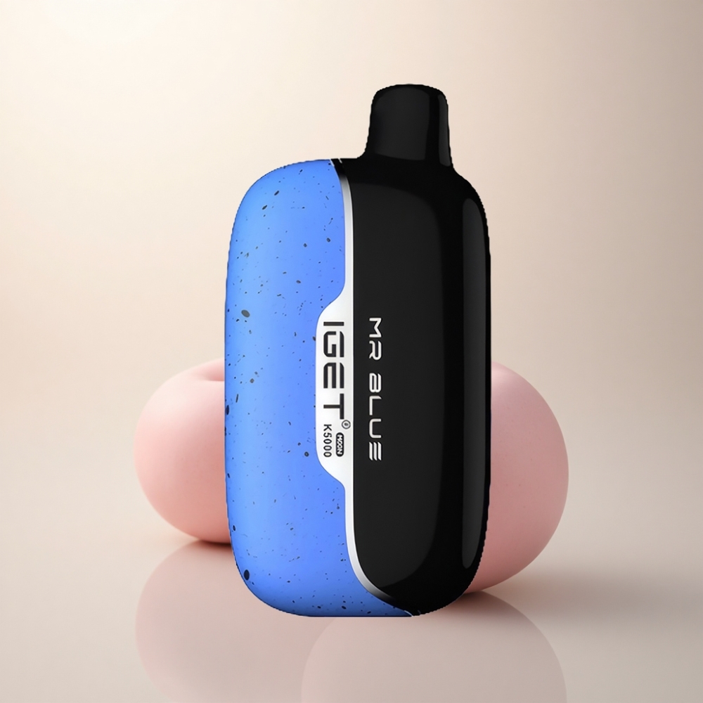 IGET Moon K5000 Puffs ブルー メッシュコイル 1.35オーム サイズ49.5x25.3x99.4mm