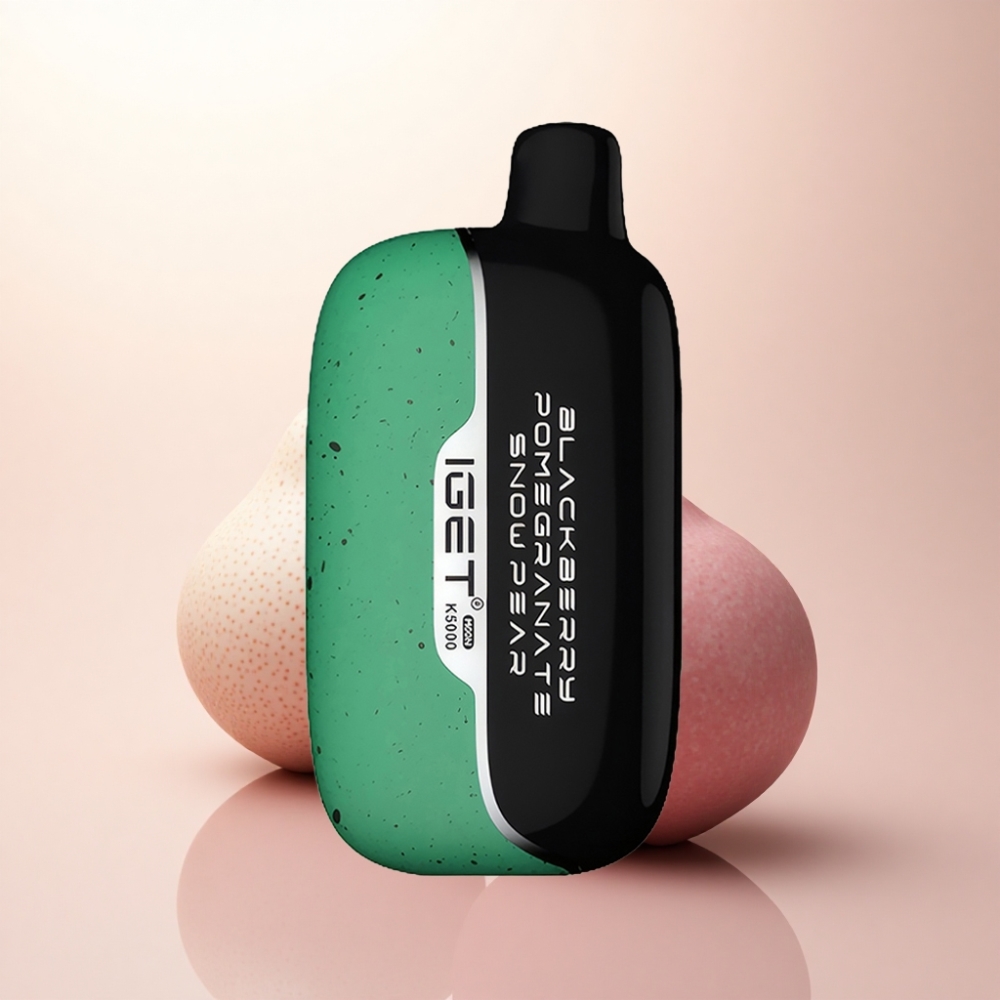 IGET Moon K5000 Puffs ブラックベリーザクロ雪梨 81.5g 1.35Ωメッシュコイル