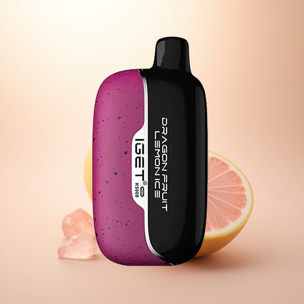 IGET Moon K5000 Puffs ドラゴンフルーツレモンアイス 81.5g 1.35オーム